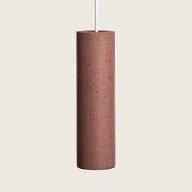 Edit Padang Concrete Ceiling Pendant Light - Dark Red