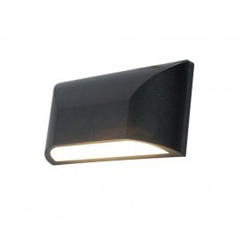 Edit Palermo LED Outdoor Wall Fitting In Dark Grey Finish