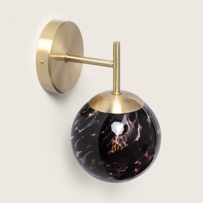 Edit Lighting Edit Pardo Glass Wall Light - Gold