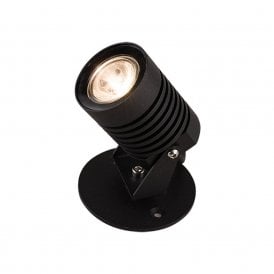 Edit Patch LED Outdoor Wall Mounted Spotlight In Black Finish
