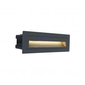 Edit Path LED Outdoor Recessed Wall Fitting In Anthracite Finish