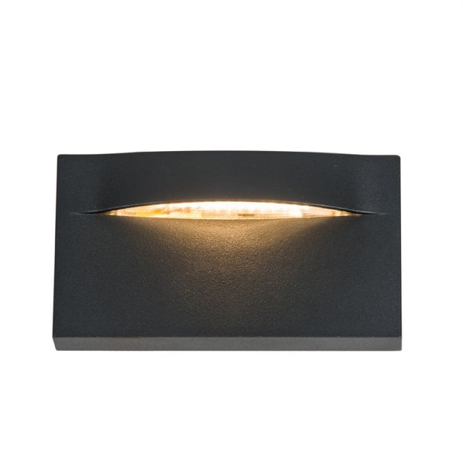 Edit Lighting Edit Paxos LED Outdoor Flush Wall Light - Dark Grey