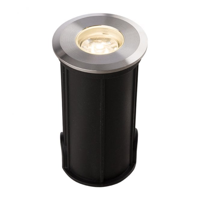 Edit Lighting Edit Picco LED Ground Light In Silver Finish