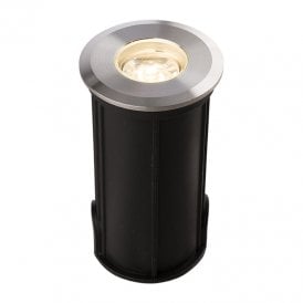 Edit Picco LED Ground Light In Silver Finish