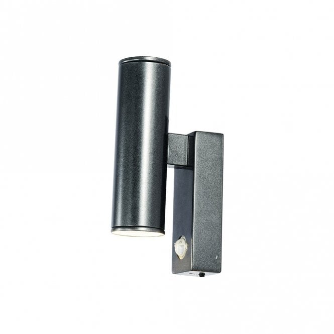 Edit Lighting Edit Pimlico Outdoor Up & Down Wall Light with PIR Sensor In Anthracite Finish
