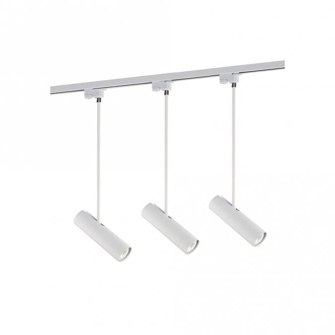 Edit Lighting Edit Pivot Aluminium Track 3 Light Kit in Painted White Finish