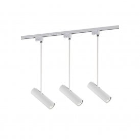 Edit Pivot Aluminium Track 3 Light Kit in Painted White Finish