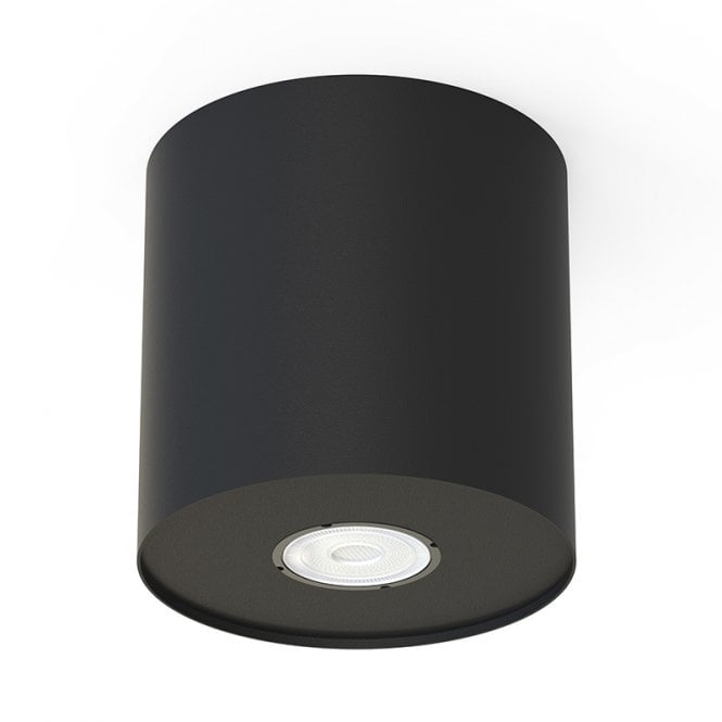 Edit Lighting Edit Point Tall Surface Mount Fixed Downlight In Black Finish