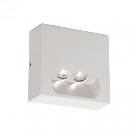 Edit Poros 100 LED Outdoor Wall Light In White Finish