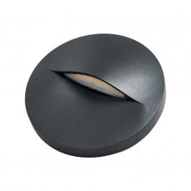 Edit Poros LED Outdoor Flush Wall Light - Dark Grey