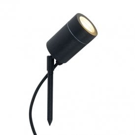 Edit Porto Garden Spotlight Fitting In Black Finish