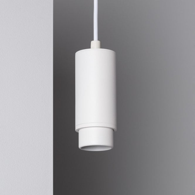Edit Lighting Edit Quartz Multi-Angle Single Light Ceiling Pendant In White Finish
