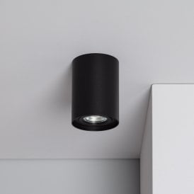 Edit Quartz Single Spotlight In White Finish Black