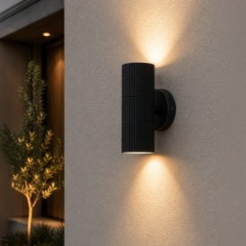 Edit Ramsey Outdoor Up & Down Wall Light - Black