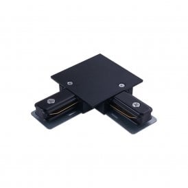 Edit Recessed 1 Circuit Track Corner in Black Finish
