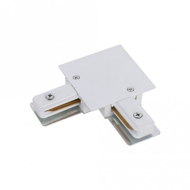 Edit Lighting Edit Recessed 1 Circuit Track Corner in White Finish