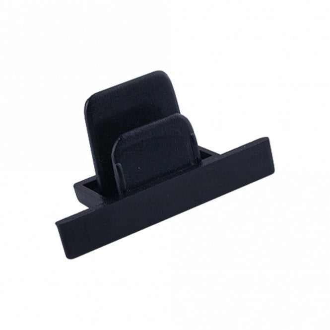Edit Lighting Edit Recessed 1 Circuit Track End Cap in Black Finish
