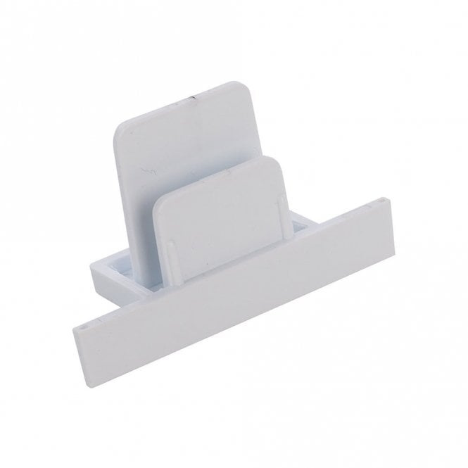Edit Lighting Edit Recessed 1 Circuit Track End Cap in White Finish