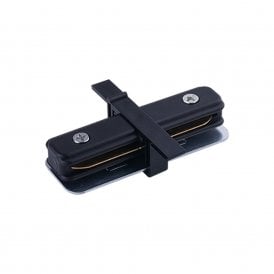 Edit Recessed 1 Circuit Track Straight in Black Finish
