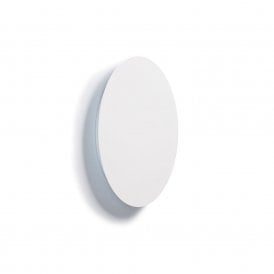 Edit Ring LED Small Flush Wall Fitting in White Finish
