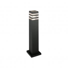 Edit Rio Single Light Outdoor Bollard Light In Black Finish