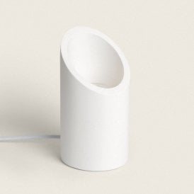 Edit Rise Plaster Uplighter Floor Lamp In White Finish