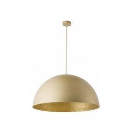 Edit Rondure Single Light Ceiling Pendant in Gold Finish