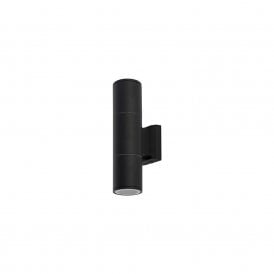 Edit Roxie 250 Aluminium Single Light Outdoor Wall Fitting in Black Finish