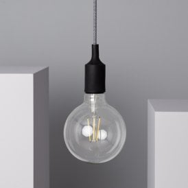 Edit Rubik Single Light Ceiling Pendant In Black Finish