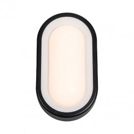 Edit Santorini LED Outdoor Flush Wall Light - Dark Grey