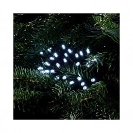 Edit Set Of 480 White LED Multi-Function String Lights With Green Cable