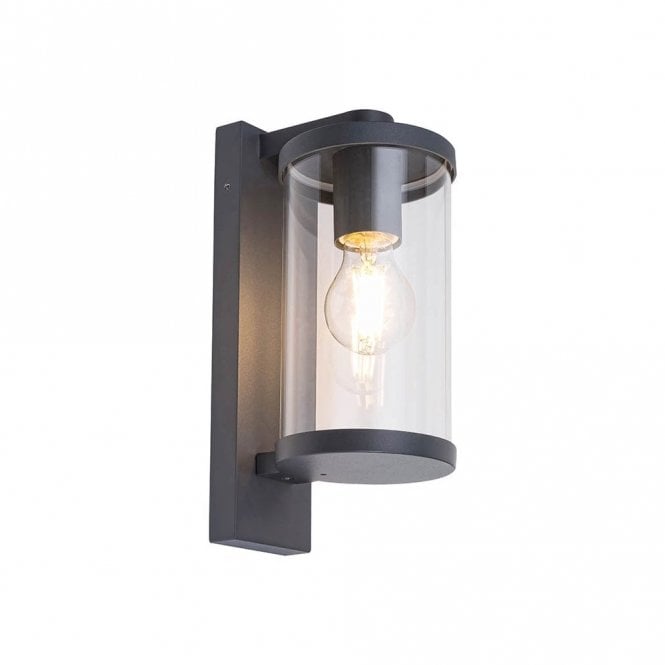 Edit Lighting Edit Silistra Single Light Outdoor Wall Fitting In Anthracite Finish