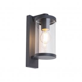 Edit Silistra Single Light Outdoor Wall Fitting In Anthracite Finish