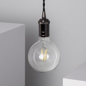 Edit Sinatra Single Light Ceiling Pendant Light In Black Finish