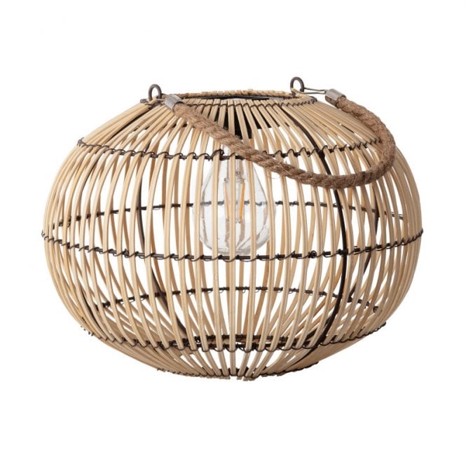 Edit Lighting Edit Sirpur LED Solar Table Lamp In Natural Finish