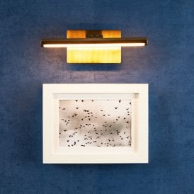 Edit Slimline 197 USB Rechargeable LED Touch Picture Light - Antique Brass