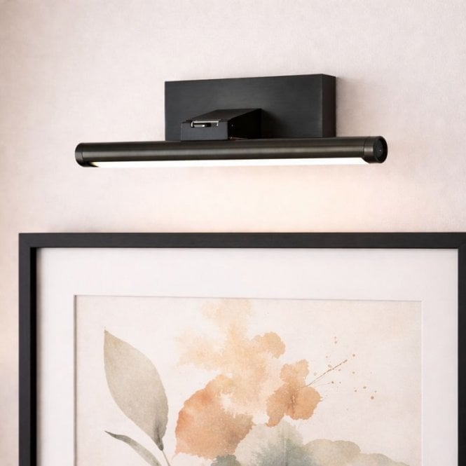 Edit Lighting Edit Slimline 197 USB Rechargeable LED Touch Picture Light - Matt Black
