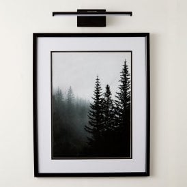 Edit Slimline 279 USB Rechargeable LED Picture Light With Remote Control - Matt Black