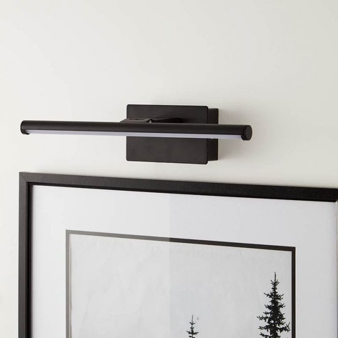 Edit Lighting Edit Slimline 400 USB Rechargeable LED Picture Light With Remote Control - Matt Black
