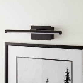 Edit Slimline 400 USB Rechargeable LED Picture Light With Remote Control - Matt Black