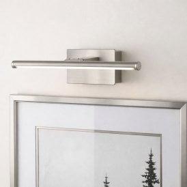 Edit Slimline 400 USB Rechargeable LED Picture Light With Remote Control - Satin Nickel