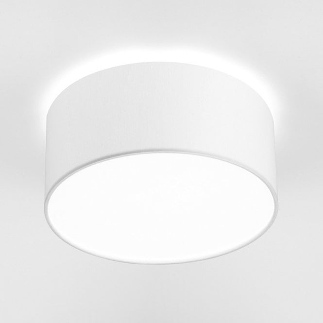 Edit Lighting Edit Small Cameron Flush Ceiling Light In White Finish