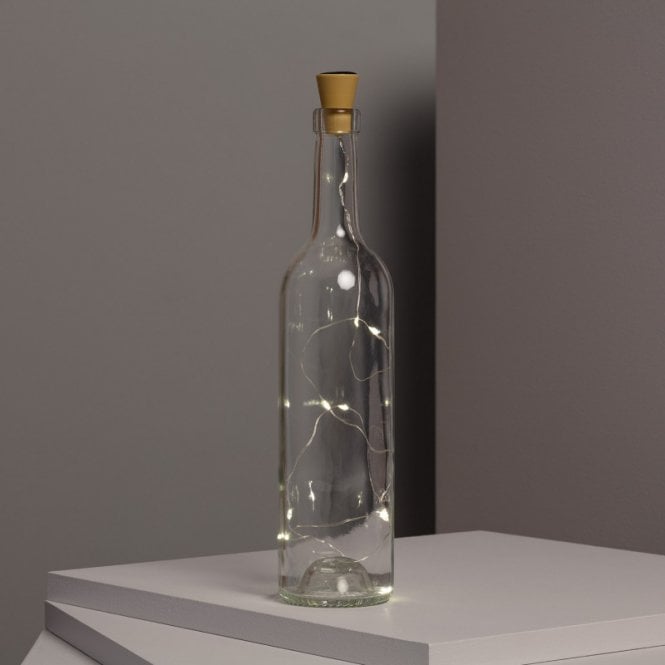 Edit Lighting Edit Solar LED String Light for Bottle In With White LED's