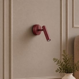 Edit Sopel Wall Light - Burgundy