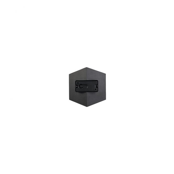 Edit Lighting Edit Stark IP54 LED Up & Down Wall Light In Black Finish and Gold