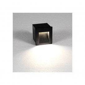 Edit Step Outdoor LED Recessed Wall Fitting In Graphite Finish