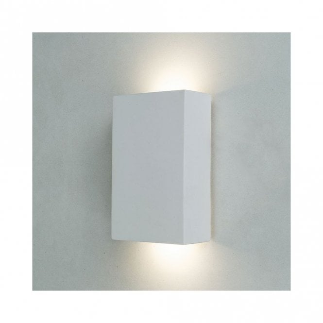 Edit Lighting Edit Sutton LED Up & Down Plaster Wall Fitting In White Finish