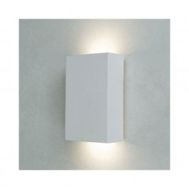 Edit Sutton LED Up & Down Plaster Wall Fitting In White Finish