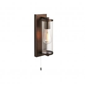 Edit Sutton Single Light Bathroom Wall Fitting in Bronze Finish