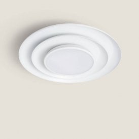 Edit Telmor LED Flush Ceiling Light  - White